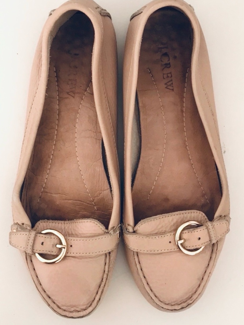 J.Crew Vintage Porto Tumbled Leather Driving Mocs
